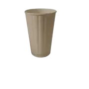 Bamboo Aqueous Coated Embossed Double Wall Cup - 16oz (600pcs/ctn)