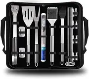 EPRO Stainless Steel BBQ Tool Set 25Pcs | Barbecue Grill Tool Set For Indoor And Outdoor Cooking With Carrying Bag | For Men and Women
