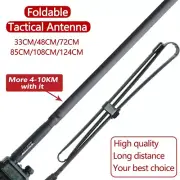 ABBREE SMA-Female VHF UHF Foldable Tactical Antenna For Baofeng UV-5R Ham Radio