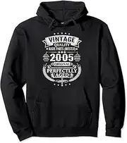 [VidiAmazing] Vintage 2005 18th Birthday for 18 Years Old Pullover Hoodie ds1486