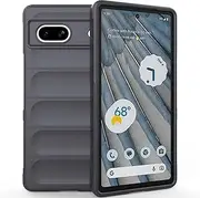 EabHulie Google Pixel 7A Case, Flexible TPU Silicone Non-Slip Shock-Absorbent Case Cover for Google Pixel 7A Dark Grey