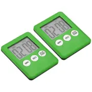 Digital Timer,2Pcs Small Count Down/UP Clock with Magnetic,Kitchen Timer Green