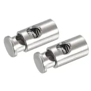 Spring Cord Locks 12pcs, Plastic Single Hole Toggle Fastener Rope End - for D...