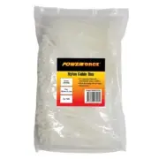 Powerforce Cable Tie Natural 102mm x 2.5mm Pack of 1000 POWCT1002NT/1000