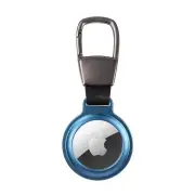 Apple Airtag 4 Pack with 4x Magnetic Metal Cover Key Ring (Navy)