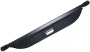 Fabric Rear Trunk Security Shield Cargo Cover Black Compatible for Cadillac RX300 2016 2017 2018 2019 2020 2021 2022
