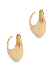 BY Pariah Sabine 14kt Gold Vermeil Hoop Earrings ONE SIZE