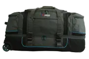 (Blue) 30" Rolling Duffel Bag Two Silent Wheels w/ Corner Covers