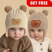 Free Baby Wool Hat + 10 Pack 100% Compostable Nappy Bags for Tommee Tippee Bin