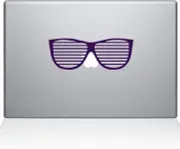 The Decal Guru 1905-MAC-11A-LAV Party Glasses Decal Vinyl Sticker, Lavender, 11"