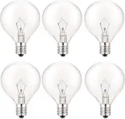 40 Watt Light Bulbs E12 Candelabra Base 120Volt Round Light Bulb For Chandelier