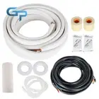 Install Kit Fit For Mini Split Heat Pump Systems 50 Feet 1/4"-3/8" Dia. Pipe