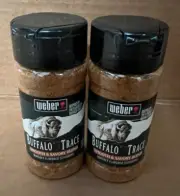 Weber Grill All Natural Buffalo Trace Whiskey Flavored Seasoning 2 Pack