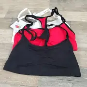 Fruit of the Loom Womens Strappy Sports Bra Sz 34 Style 9036R 3-Pack NEW