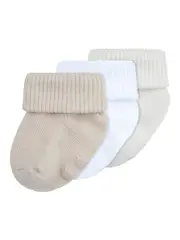 Underworks 3Pk Baby Rib Socks