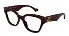 GUCCI Square Cat Eyes Reading Glasses GG1424O 002 50-18 Tortoise Frames Readers