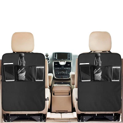 Universal Car Seat Back Protector with Pockets Organiser Anti Kick Child Mat