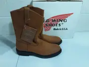NOS Red Wing Boots Pecos 1105 Size 11.5 B Supersole 11 Inch Soft Toe Boot New