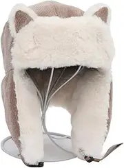 Winter Hat Beanie Hat Women Warm Earmuffs Thicken Ear-flapped Hat Winter Cold-Proof Warm Cotton Hat Ears Cap Winter Cap