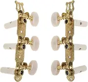 Yardwe 2Pcs Wooden Guitar Tuning Pegs Durable Guitar Head Tuners Easy to Install Smooth Finish for Comfortable Touch Replacement
