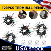 120Pcs Wire Car connector Pin Release Puller Extractor Terminal Tool Removal Kit