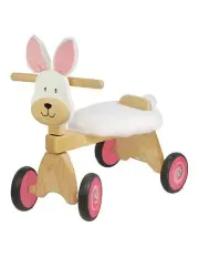 [Im Toy] Wood Paddie Rider Bunny Push/Kick Ride-On Toy 12m+ 49cm in Multi