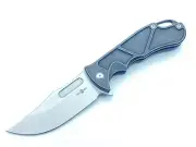 TwoSun Camping Folding Knife 14C28N Titanium Handle Frame Lock Pocket EDC TS485
