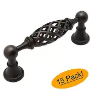 *15 Pack* Cosmas Oil Rubbed Bronze Cabinet Handles Pulls #1749-96ORB