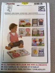 Burda Sewing Pattern 7839 Child's Cloth Picture Book Interactive Uncut