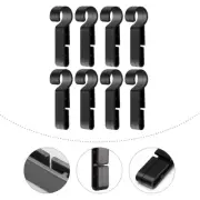 8 Pcs Headlight Buckle Full Brim Hard Hat Headlamp Clips Helmet Travel