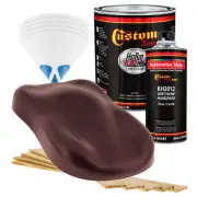 HOT ROD FLATZ Milano Maroon Firemist Gallon Kit URETHANE Flat Auto Car Paint Kit