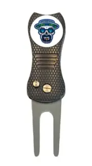 Breaking Bad Heisenberg Skull Golf Ball Marker +Switchblade Divot Tool