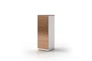 GP 4 Drawer Filing Cabinet - Virginia Walnut with White