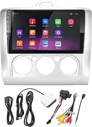 Brilluxa Navigation System, Compatible with Ford Focus MK2 2004‑2011, 9in HD GPS Display, Android Touchscreen Replacement Unit (2+32G)