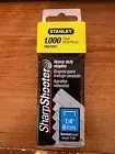 Stanley SharpShooter Heavy-Duty Tacker Staples 1/4" Leg Length 1000/Box TRA704T