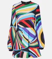[Pucci] Pucci Iride cady minidress AU 14 multicoloured
