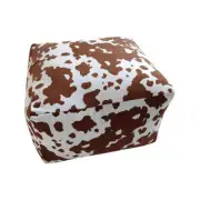 NNEAGS 55x35cm Squared Soft Pouffe Seat Cushion Elegant Home Accent D?cor Stylis