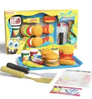 Nickelodeon SpongeBob Squarepants Krusty Krab Krabby Patty Pretend Cook Playset