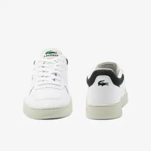 【LACOSTE】LINESET休閒鞋 女 皮革板鞋 小白鞋 白色 法國精品鞋 運動鞋(46SFA0042_1R5)