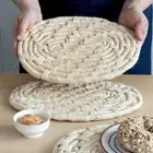 Handmade Tableware Mat Natural Cup Mat Table Decoration