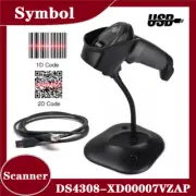 Symbol DS4308-XD Extreme Density 1D/2D Handheld Barcode Scanner w USB Cable