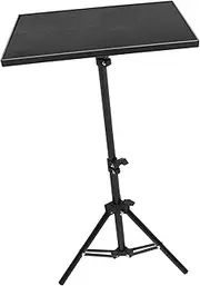 UPKOCH Laptop Tripod Stand Adjustable Projector Table for Home Office Stage Use Telescopic Design Lightweight Portable Supports Up for Projectors Laptops and Tablets