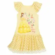 NEW DISNEY STORE BEAUTY AND THE BEAST BELLE DELUXE NIGHTGOWN WITH TUTU 3, 9/10