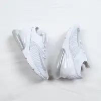 在飛比找Yahoo!奇摩拍賣優惠-NIKE AIR MAX 270 FLYKNIT 全白 網面