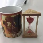 Wooden Frame Sandglass Hourglass Sand Timer Clock Home Decor