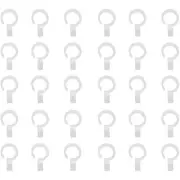 30 Pieces Windproof Hook Hanger Buckle Hook Clips Plastic Cloth Hanger Buckle...