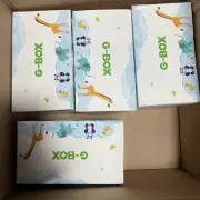4x G-Box Kids Face Masks Children's Disposable Face Masks 3-Layer 200 (50/PACK)