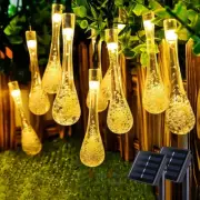 Cadena de Luces Solares Impermeables para Navidad 30 Luces 8 Modos para Jardin