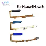 適用於華為 NOVA 5T 指紋傳感器 YAL-L21 的華為 NOVA 5T 主頁菜單按鈕排線帶更換部件的觸控 ID