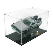 Display Case for 10300 - Back to the Future Time Machine DeLorean